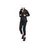 Nike Solid Color Stand Collar Zip Jacket Women Jackets Black FB7452-010