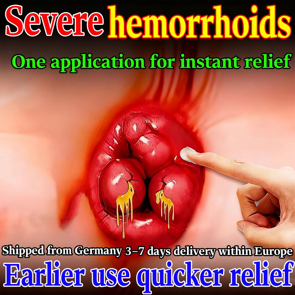 Natural Herbal Hemorrhoid Relief Cream - Gentle on Skin Relieves Pain