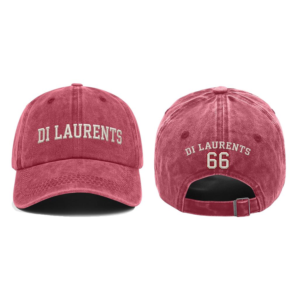 Vintage Washed Cotton Baseball Cap Soft Top Adjustable Strapback Hat with Embroidered Text and Distressed Look for Casual Wear
