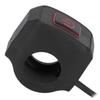 22mm Motorcycle Handlebar Switch Control Button Waterproof Universal for HeadlightRed
