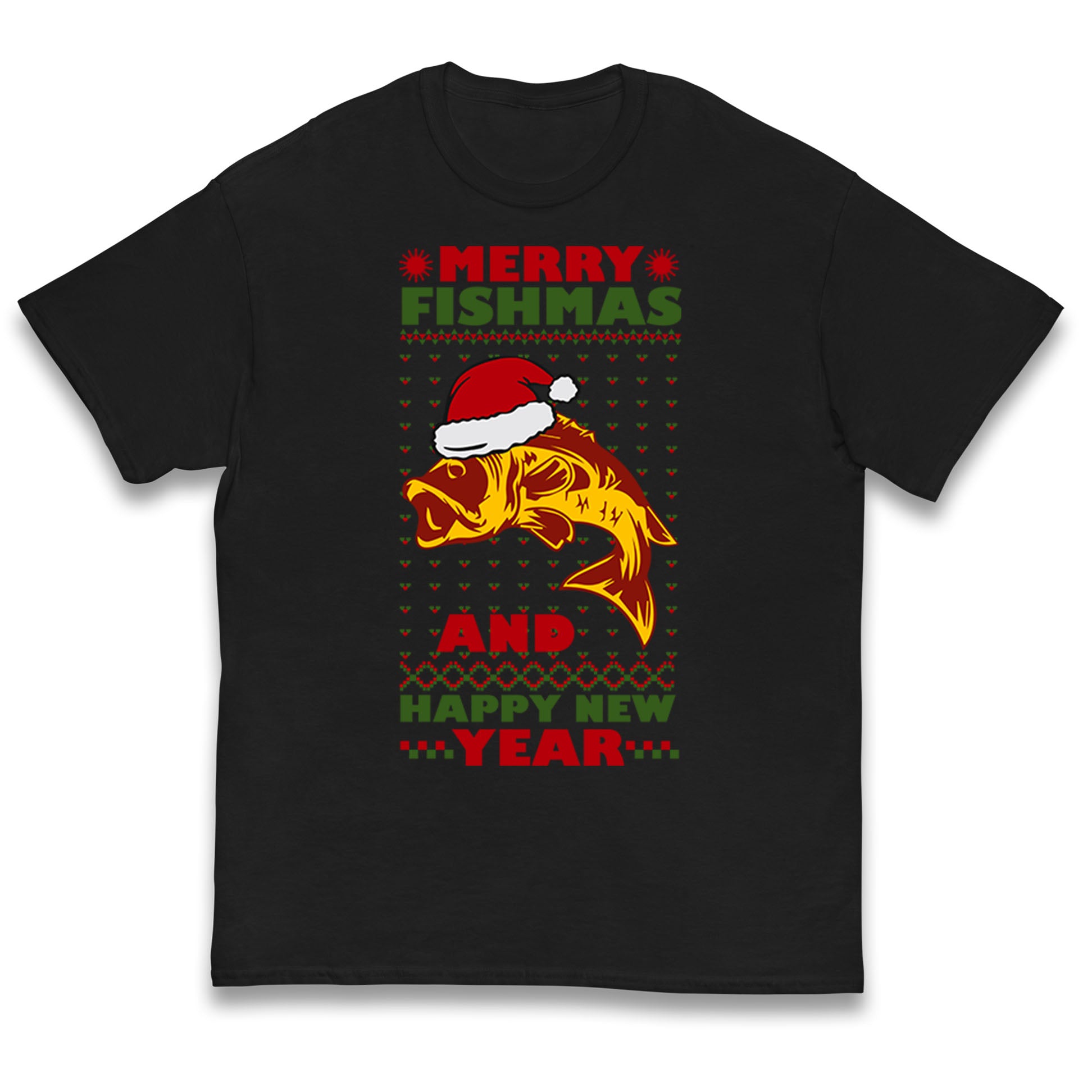 Fishing Christmas Kids T Shirt 110