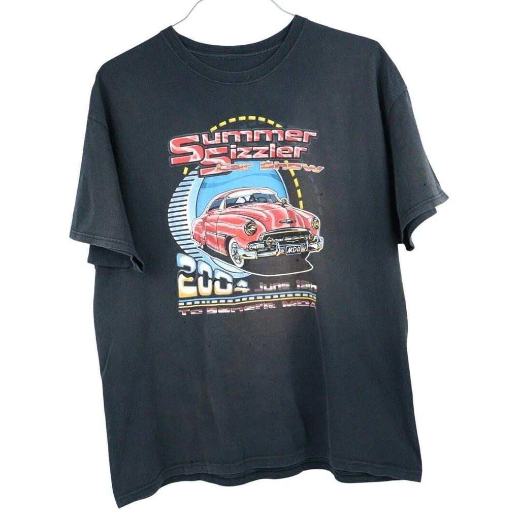 VTG Summer Sizzler Car Show 2004 Graphic T-Shirt Men's Large