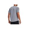 Under Armour Solid Color Brand Logo Crew Neck Short Sleeve T-Shirt Men Tops Gray 1328190-035