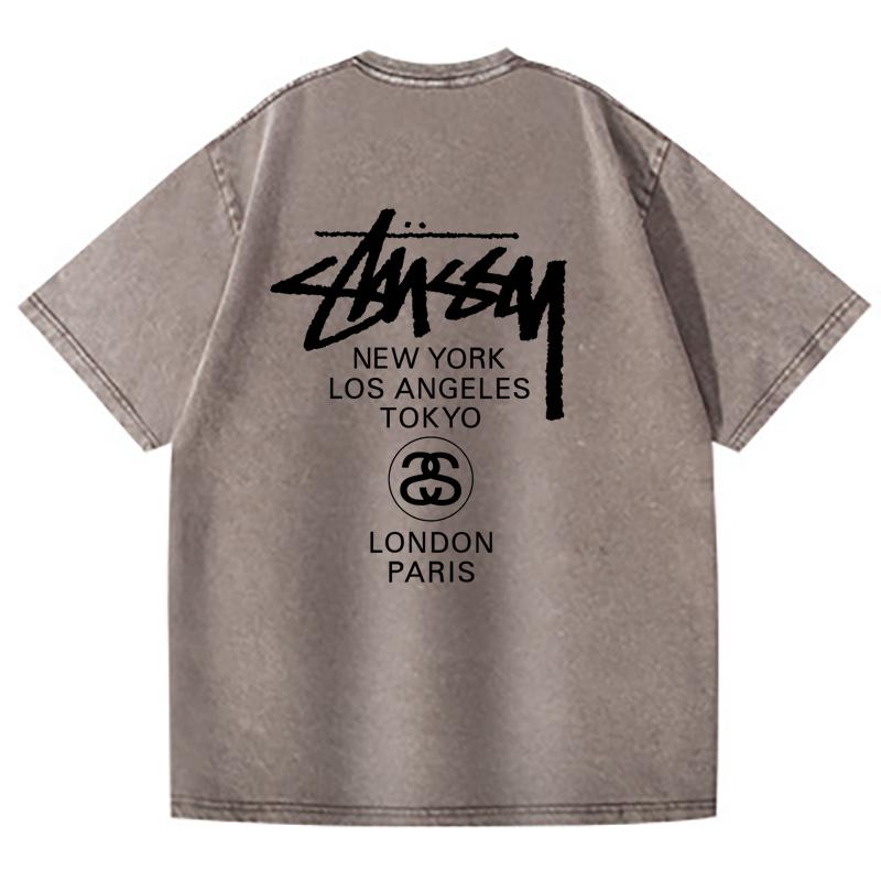 Stussy 2025 Summer New Washed and Worn World Tour Printed Short