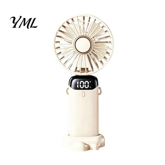 Compact Fan for Outdoor Use Portable Handheld Fan, Foldable Mini with Strong Wind, 3 Speed Cooling Travel Quiet Desk Office, USB Personal Office