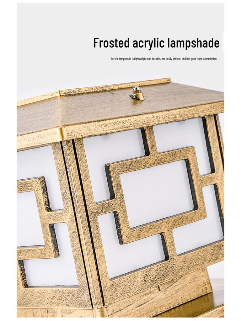 Waterproof Outdoor Gate & Pillar Lights for Villas, Parks, and Communities