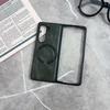 Premium Drop Protection Crazy Horse Leather Case for Samsung Z Fold6 with MagSafe