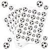Papier-Fußball-Aufkleber Wasserdichte Festival-Fußball-Aufkleber Dekorative Mehrgrößen-Sportball-Siegelaufkleber Geburtstagsgeschenk