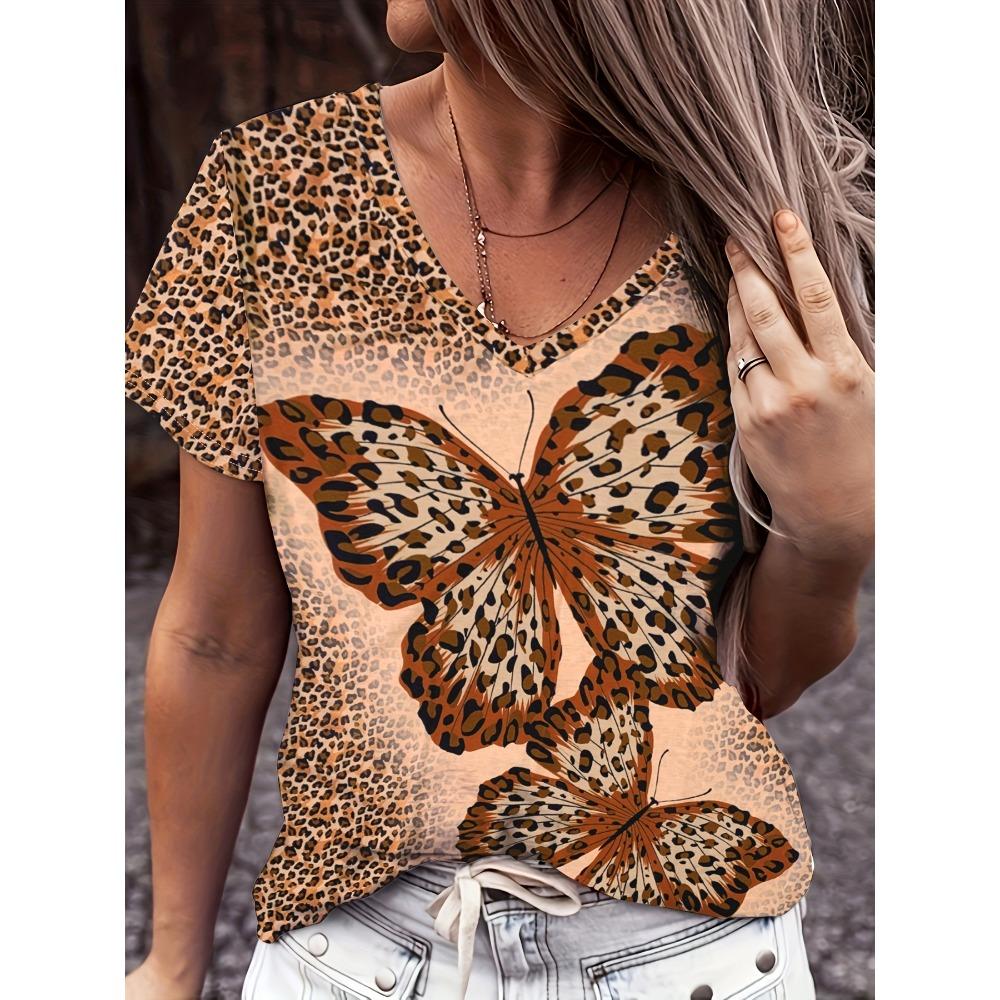 

New 3D-printed women s short-sleeved T-shirts, stylish and versatile for all occasions XL