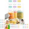 Premium Kilner Baby Food Glass Jar Set Six Versatile Containers For Freshness