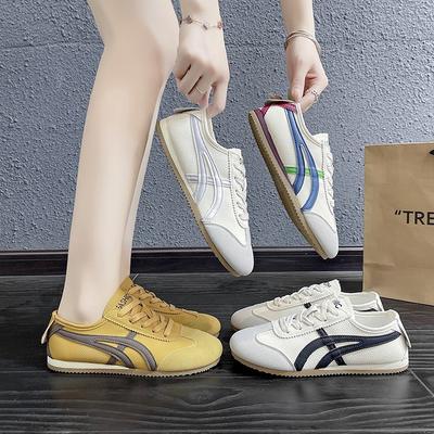 Dexun Shoes Soft-soled Casual Little White Shoes Women's 2024 New Retro Fashion Versatile and Lightweight Student Forrest Gump Shoes Single Shoes