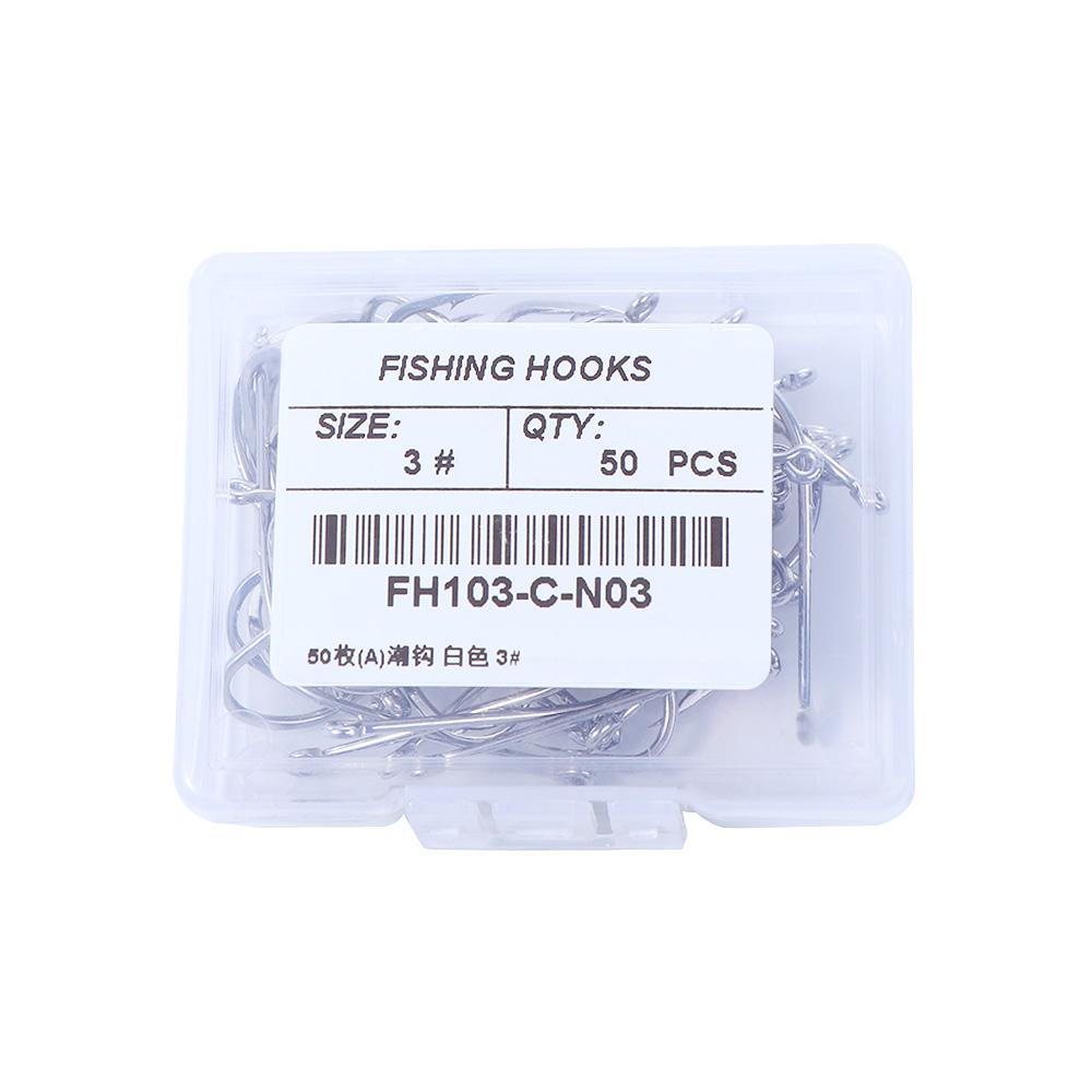 Circle Hook Sharp Barbed Fishhook Offset Narrow Bait Hook High Carbon Steel Long Shank Fishing Hook