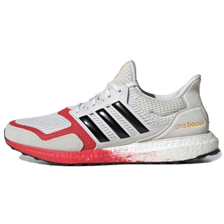 adidas Ultraboost DNA  Grey Lush Red  Men s FW4905 EU 44