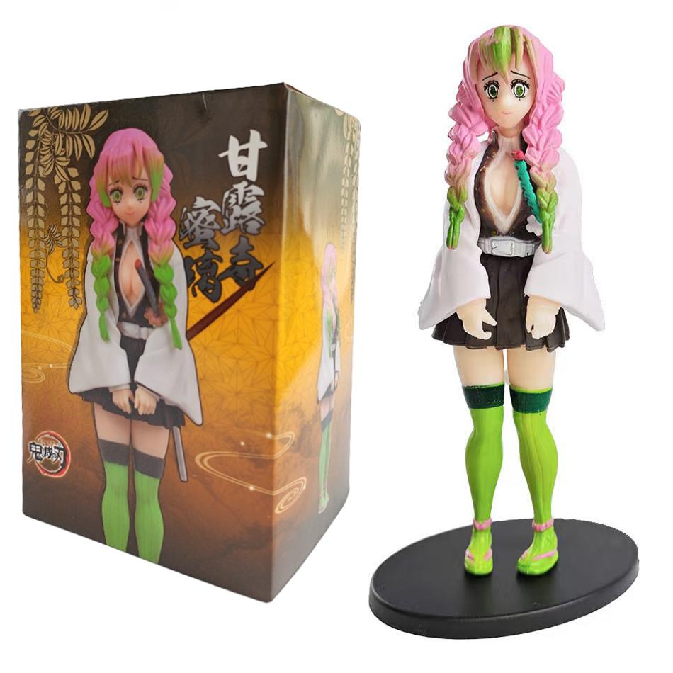 Anime Demon Slayer Kimetsu No Yaiba Figure Kamado Tanjirou Action Figure Agatsuma Zenitsu Nezuko Warrior PVC Model Toys