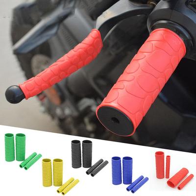 Universal Motorcycle Non-slip Heat Shrink Handlebar Grip Cover Grip Rubber Brake Cover Motorcycle Glove Grips D8J4