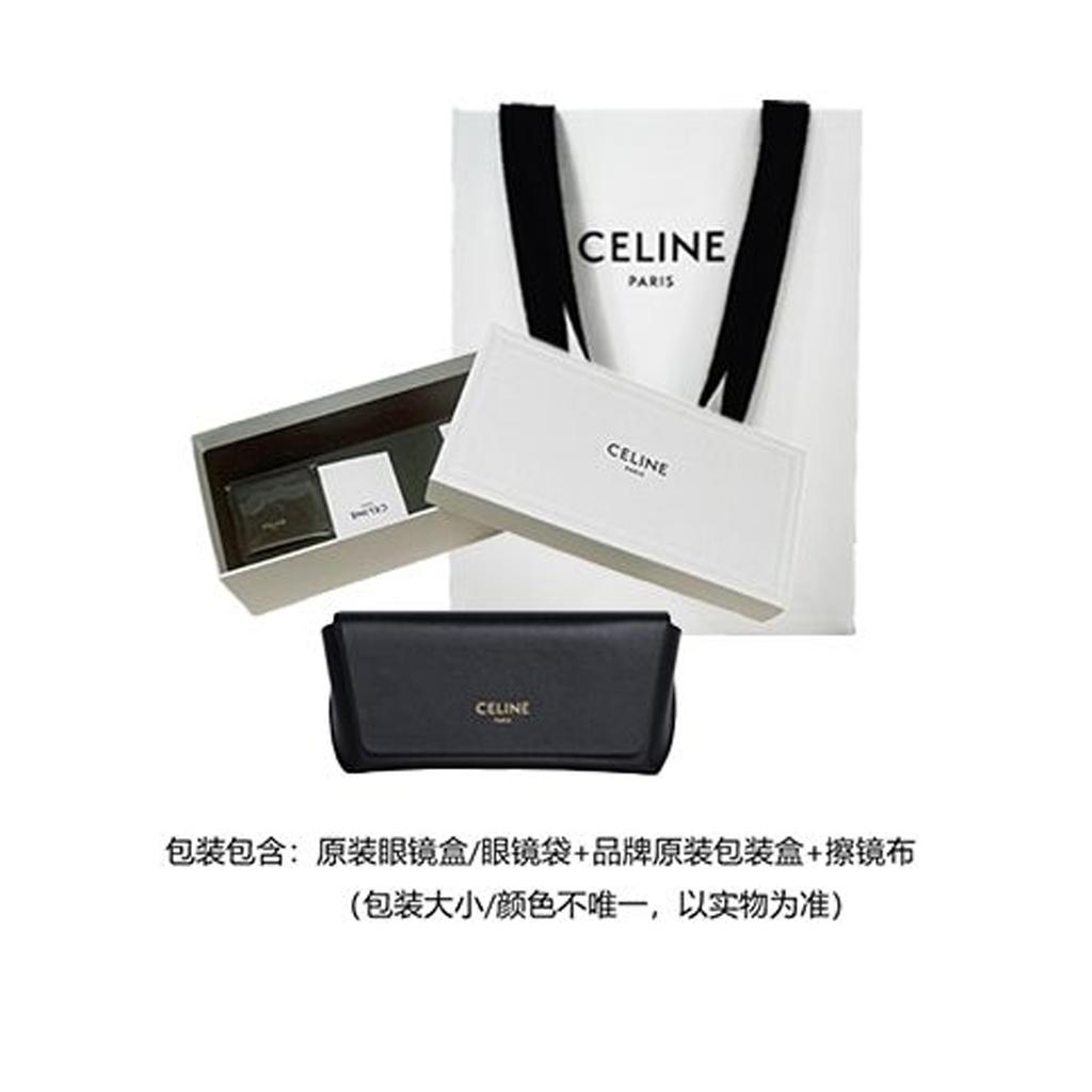 CELINE Irregular Shape Sunglasses Unisex 4S194CPLB-38NO