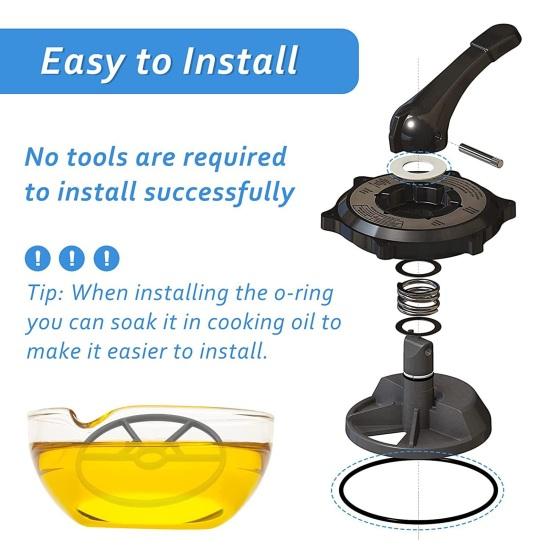 Valve for VarifloXL 1-1/2 Ring Gasket Rebuild Kit Multiport Valve Vari-Flo Valve Model SP-714T SPX0714CA Pool Spa Replacement Parts