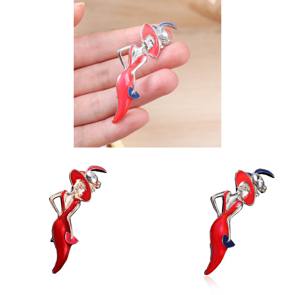Modern Lady Fashion Brooch With Alloy Material For Party And Celebration Use