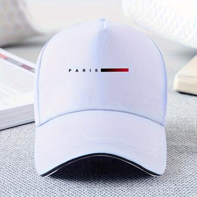 Französische Mode Paris Sandwich Baseballkappe Unisex Lässig Verstellbar Sonnenschutz Sandwich Baseballkappe