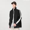 Jacket Men's Trend Contrast Color Loose Stand-Up Jacket Casual Sports Men's Top