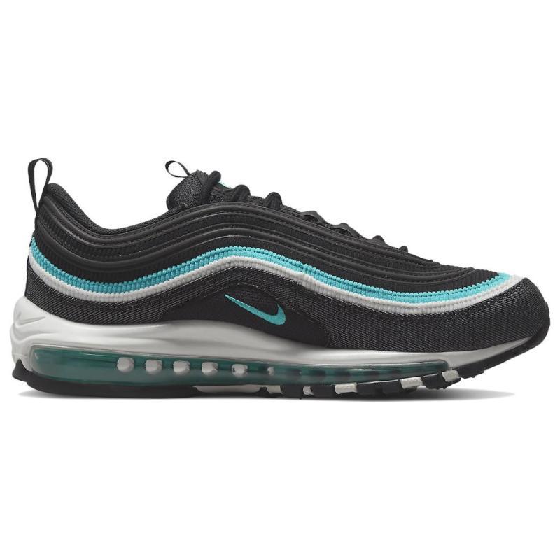 Nike Air Max 97 Schwarz Sporttürkis Sneaker Freizeitschuhe DN1893-001