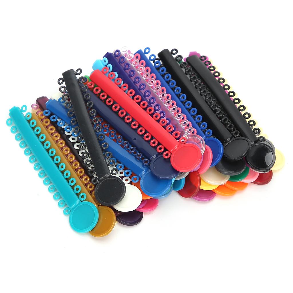 Lot de 40 attaches de ligature dentaire, accessoires pour appareils dentaires et supports orthodontiques