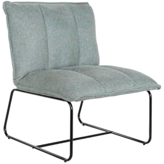 Fauteuil - HOME ESPRIT - Noir - 1 Place - Intérieur - Dimensions 68 X 47 X 73 Cm