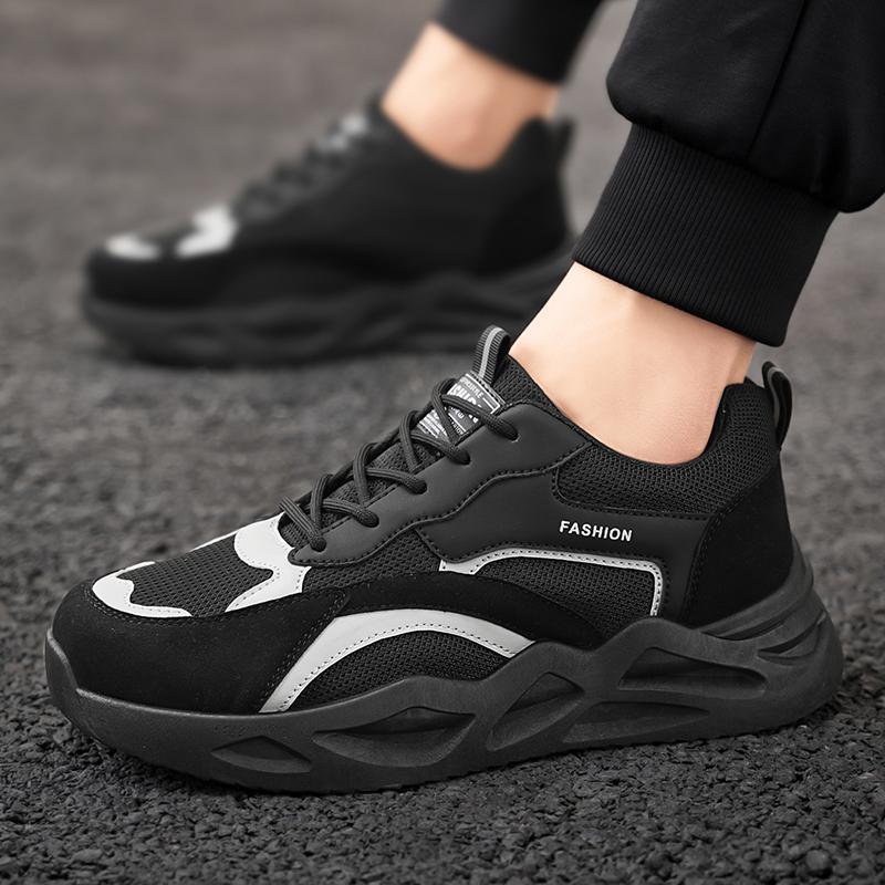 Men's Fashion New Summer Casual Sports Mesh Breathable Soft Sole Wear-resistant Shock-absorbing  Rebound Anti Slip Sports Shoes