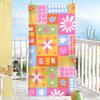 Kids Patchwork Towel Towels For Beaches Yoga Studios Gyms Hot Springs Swimming Pools And Picnics