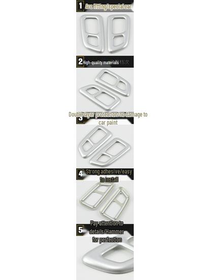 Ankai Rear Reading Light Decorative Frame & Panel Stickers for 18 H4
