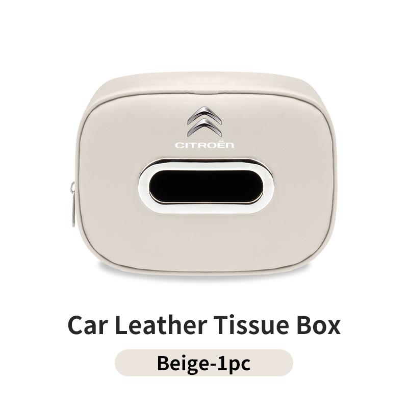 

Car Seatback Tissue Box Holder Napkin Bag Armrest Paper Case Accessories For Citroen C4 C3 C5 C1 C2 C-Elysee Berlingo Picasso