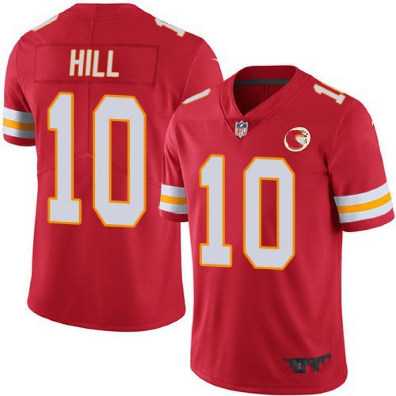 Kansas City Chiefs NFL Fan Jersey Men Women Cotton Blend Sports Tee With Embroidered Number 15 Mahomes 87