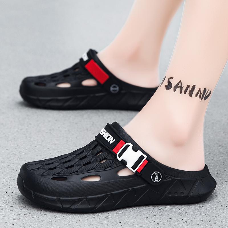 Fashion Men Shoes 2025 Slippers Men Garden Clogs Platform Sandals Man Summer Sandals Male Sneakers Outdoor Flip Flops Home Flat Sandals