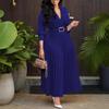 Women's Plus Size Solid Color Dress - New Fashion