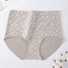 Women S High Waist Cotton Floral Briefs Long Crotch Antibacterial Underwear