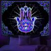 Neon Style Hasmam Tapestry, Divination Meditation Bedroom And Living Room Wall Decoration Home Decor Tapestry