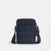 Coach Sullivan Crossbody Bag In Signature Canvas Gunmetal Charcoal Black