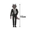 Nouveau lot de 6 figurines d'action Les Bad Guys Jouets Kawaii Loup Piranha Serpent Requin Tarentule Poupée Anime Jouet Animal en PVC Cadeau d'Anniversaire