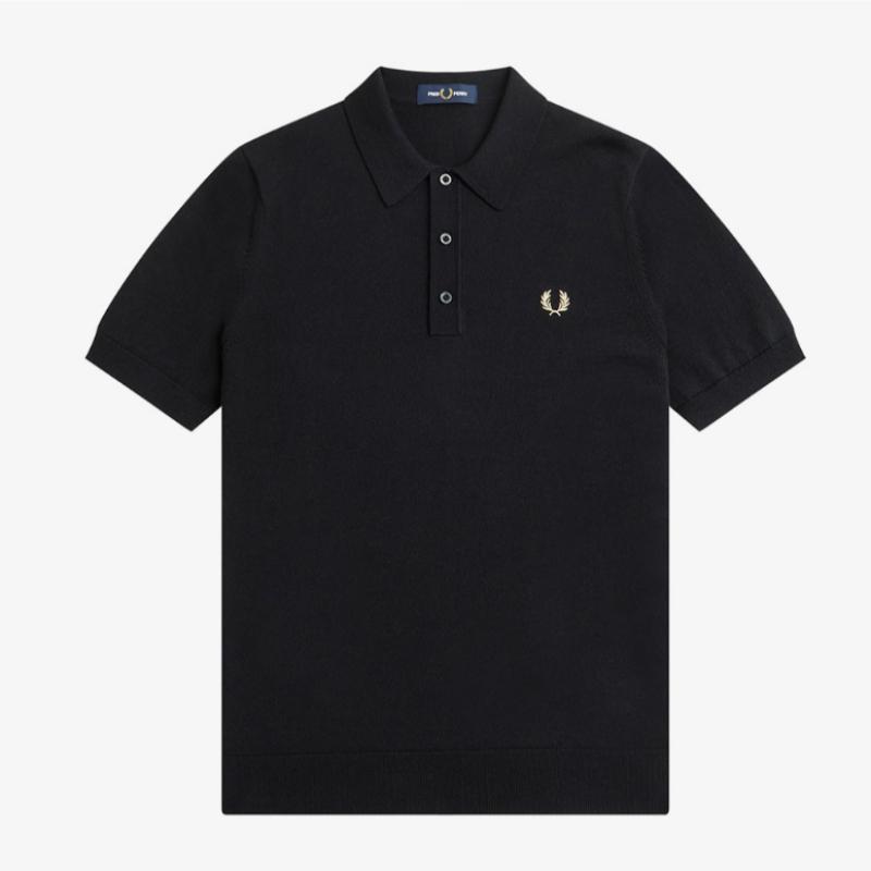 Fred Perry Fred Perry Classic Merino Wool Knit Shirt  198   Afpm2417623 198 