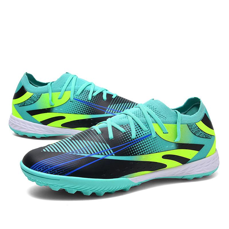 2025 new children's football shoes boys and girls TF broken nails competition training shoes artificial grass sports shoes