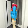 New Women's Casual Cropped Printed Hooded Padded Jacket, Fall Winter Color Block Cotton Parka For Women