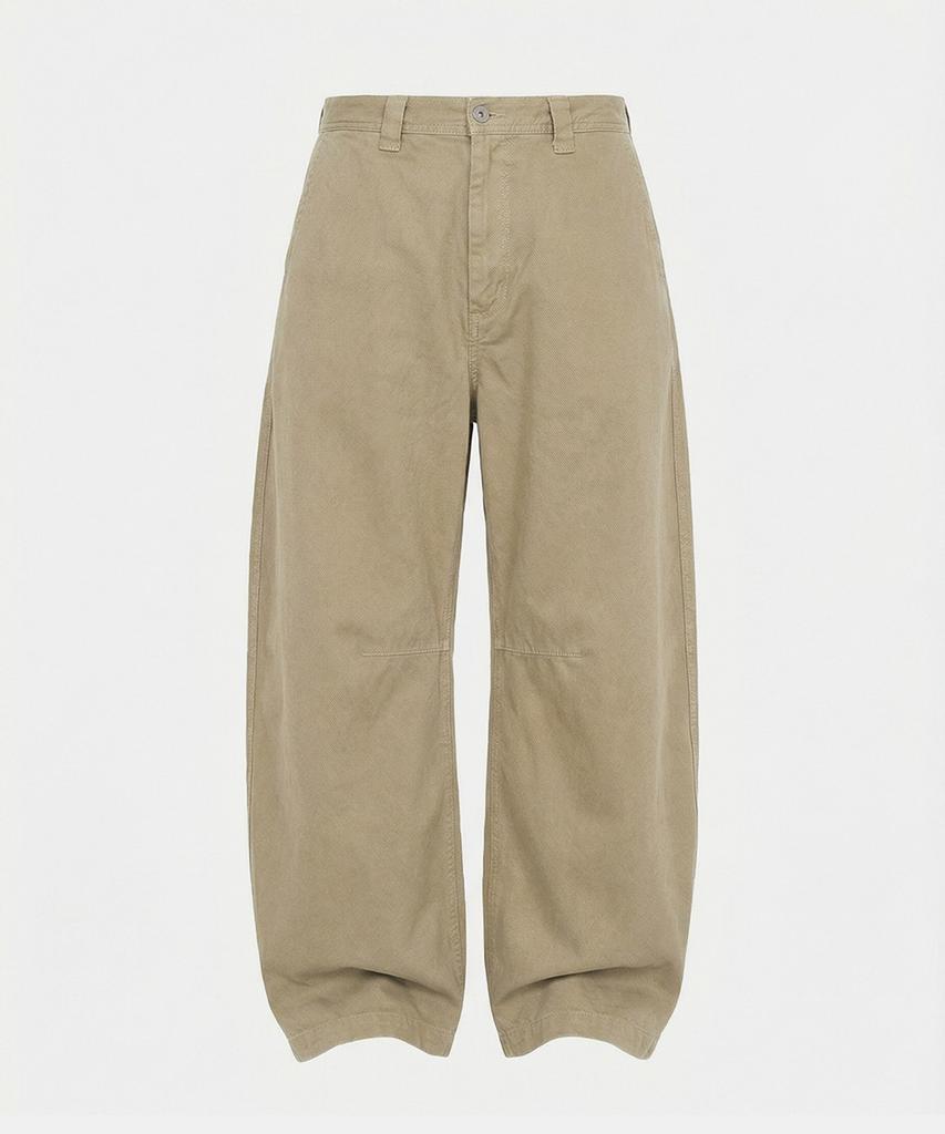 BADBLOOD Mystic Formal Curved Chino Pants - Beige