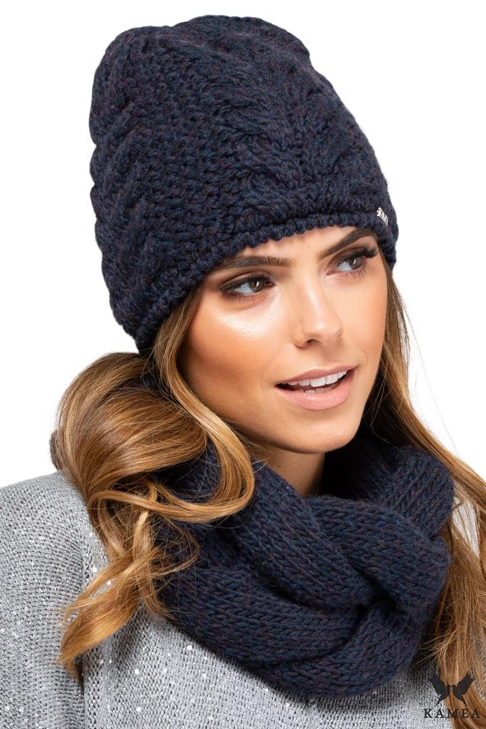 Idaho Winter Scarf Navy Blue Multi