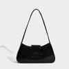 Rote Mode PU Stil Damen Schultertasche Minimalistische Nische Schleife Baguette Unterarmtasche