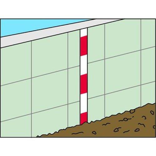 Myzox Eco "Pitta!" Rod (50mm wide x 30cm red and white) HPR530