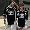 Letní Trička s 3D potiskem Číslo 99 pro Muže a Ženy Streetwear Móda Ležérní Krátký Rukáv Kulatý Výstřih Oblečení Venkovní Pánská Trička Topy