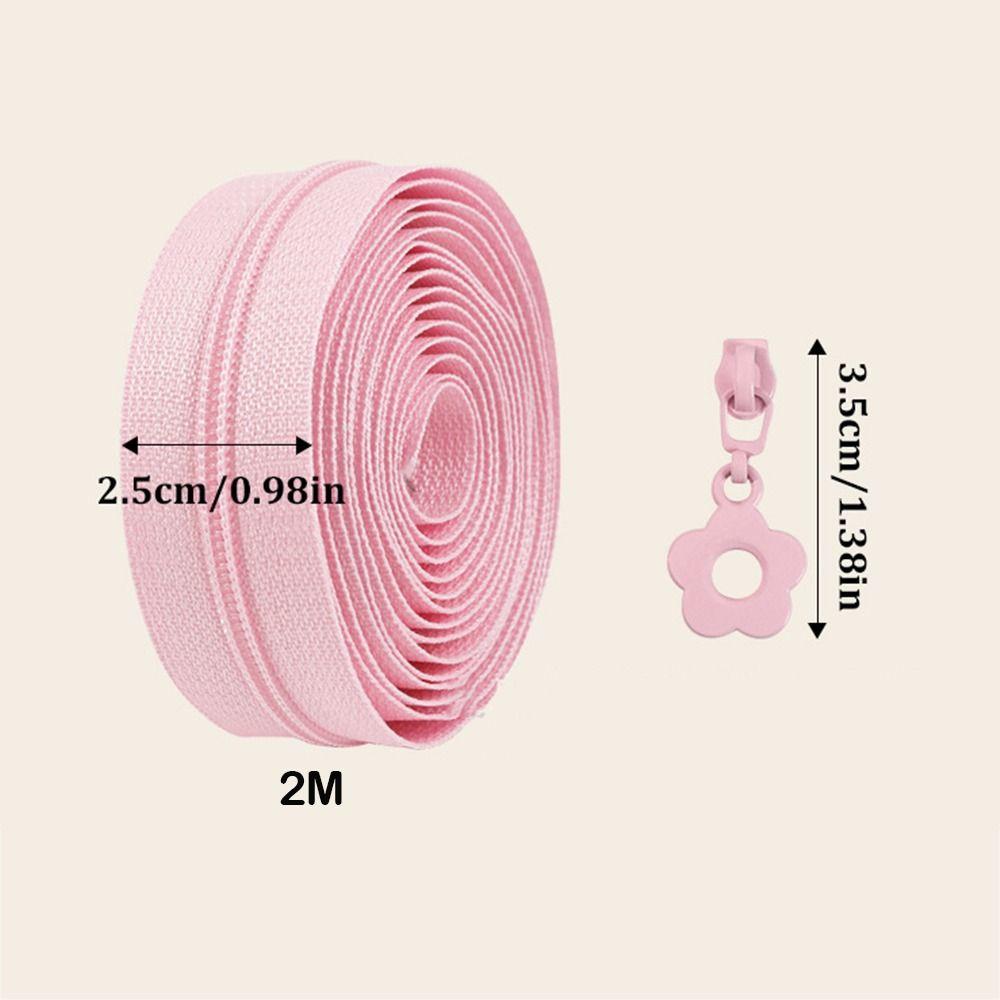 No.3 Nylon Zipper Zips Repair Kit Repair Replacement Zipper New Bag Zipper Set  Sewing Garment