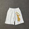 Corteiz Streetwear Short Pants Men Women Alcatraz Ship Print Loose Fit Cotton Shorts