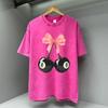 Pink Bow Black Billiards 8 Cherries Men Clothing Fashion Tshirt Tee Clothes Breathable Cotton Summer T-Shirt