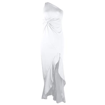 Women's One-Shoulder Evening Dresses Large Swing Slim Dresses Long Dress